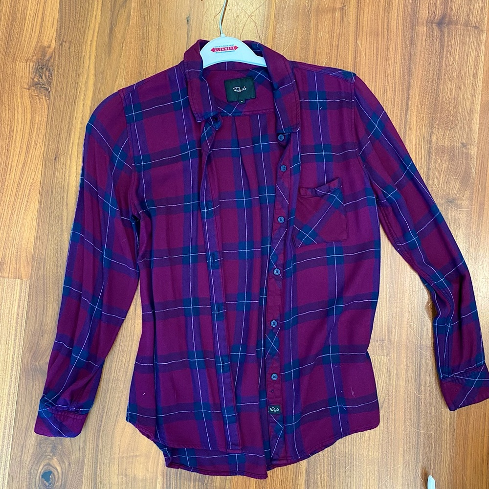 Rails Plaid Button Down